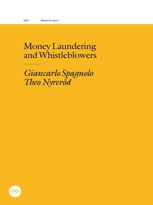 cover image of Money Laundering and Whistleblowers